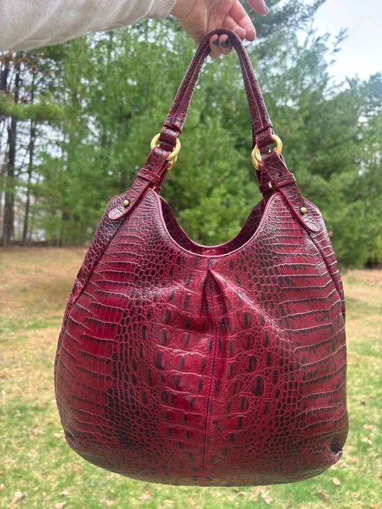 Brahmin Croc Shoulder Bag - Picture 17 of 17